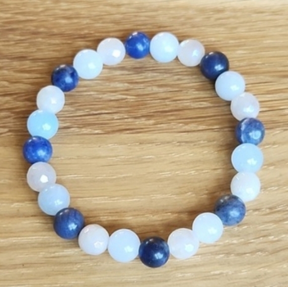 Hand Crafted Jewelry - Intention Bracelet  -- Intuition, Courage & Clarity